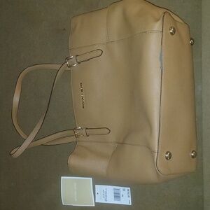 Michael Kors Beige Leather Tote